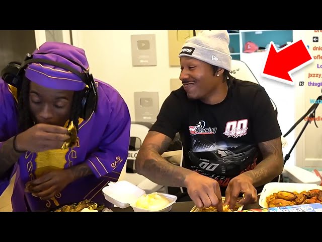 Duke Dennis Tries African Food For The First Time! Ft Kai Cenat & Agent 00