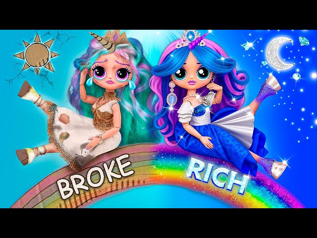Broke Celestia vs Rich Luna / 31 DIYs for LOL