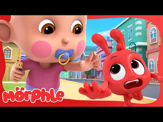 Giant Baby Chases Morphle! 👼 | BRAND NEW | Cartoons for Kids | Mila and Morphle