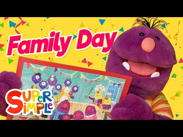 Learn About Family with Milo The Monster | Family Day