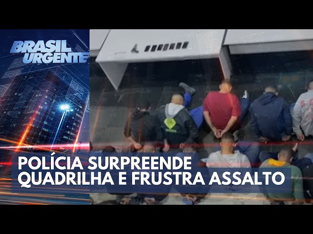 Roubo e tiro na transportadora: Polícia surpreende quadrilha | Brasil Urgente