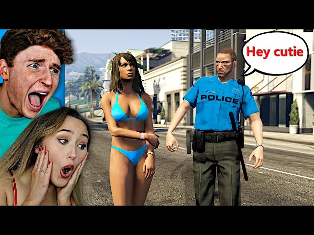 I Caught My Girlfriend Flirting With A COP In GTA 5 Roleplay..