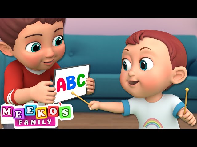 ABC Song 😻 + Sing Along Kids Songs By Meeko's Family