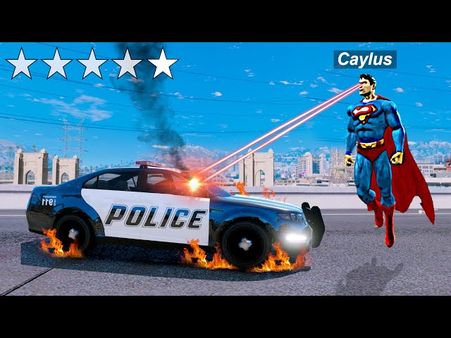 Playing As SUPER MAN In GTA 5! (Superhero Mods)