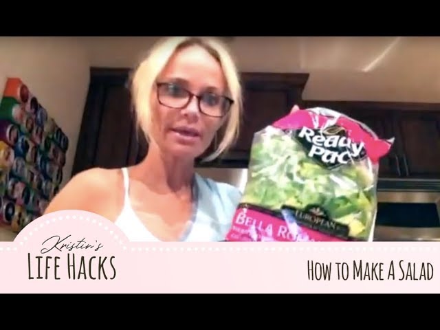 Cooking with Kristin Chenoweth: How To Make A Salad Part 1