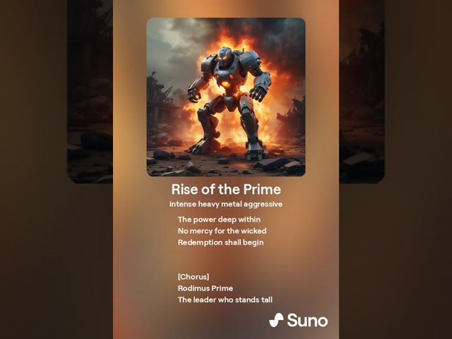 Rise of the Prime v2 (AI GEN Transformers Song)