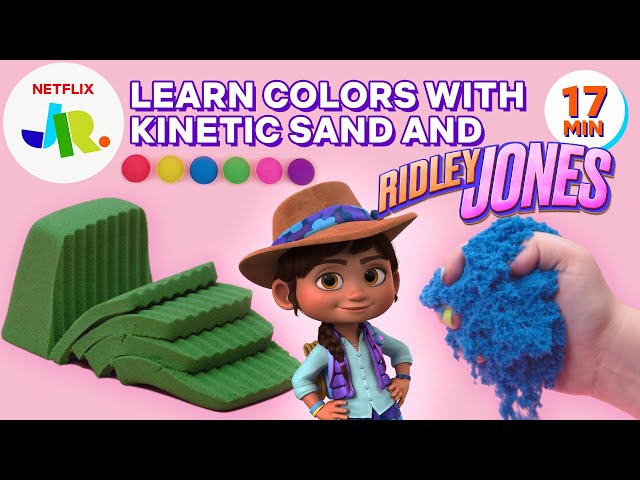 Learn Colors with Ridley Jones SUPER Satisfying Sand! | Netflix Jr
