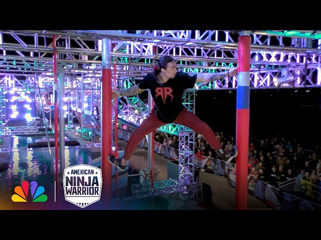 R.J. Roman Conquers Stage 3 with Speed and Precision | American Ninja Warrior | NBC
