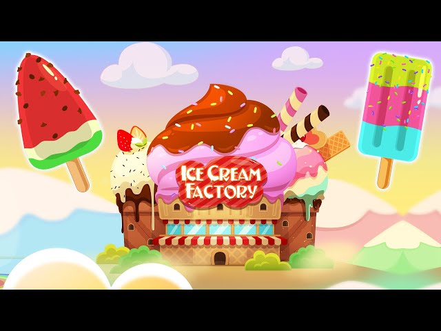 Ice Cream Factory Adventure | Learn Colors and Fruits with Yummy Ice Cream Candy