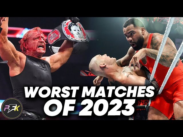 13 Worst Wrestling Matches of 2023 | partsFUNknown