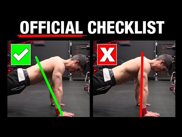 The Official Push-Up Checklist (AVOID MISTAKES!)