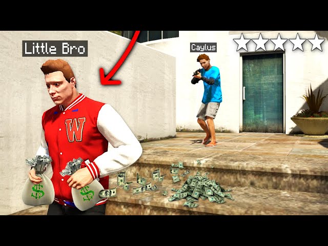 Little Brother ROBBED My MEGA MANSION In GTA 5 Roleplay..