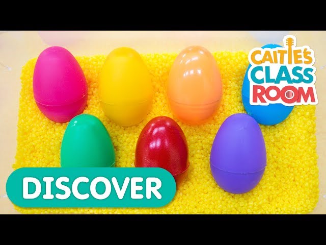 Learn Colors with Surprise Eggs | Caitie's Classroom