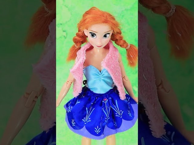 Turn Anna Into a Cutie / Frozen Dolls DIY #shorts