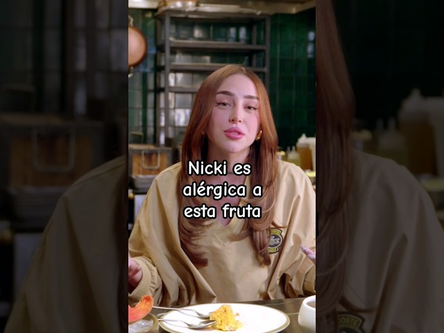 Nicki Nicole probó fruta exótica y esto le pasó