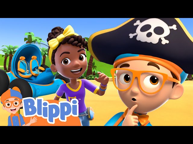 Blippi and Meekah Road Trip To A Pirate Ship! | Blippi and Meekah Podcast