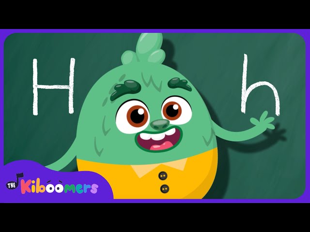 Letter H Song - THE KIBOOMERS Preschool Phonics Sounds - Uppercase & Lowercase Letters