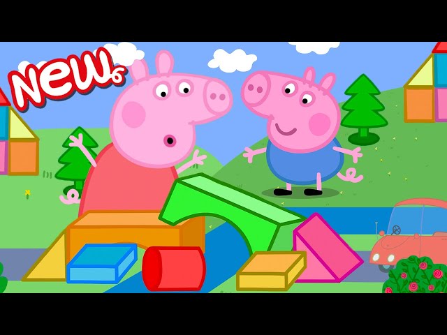 Peppa Pig Tales 🟨 Building A Bridge In Tiny Land 🟩 Peppa Pig Episodes