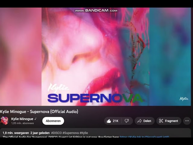 SPEED 1.1 HOUSE - Kylie Minogue - Supernova (Official Audio)