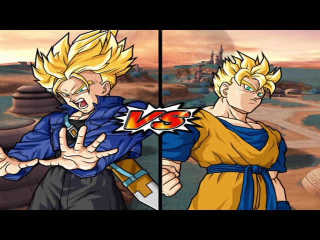 Trunks Sword Super Saiyan vs Future Gohan Super Saiyan【DBZ BT4】Extremo✩Epic Battle