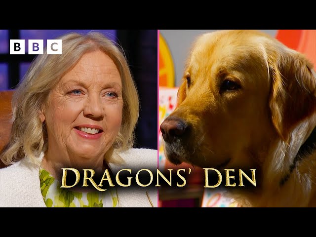 EDIBLE dog cards go down a TREAT in the Den 🐶🐾🥺 | Dragons' Den - BBC