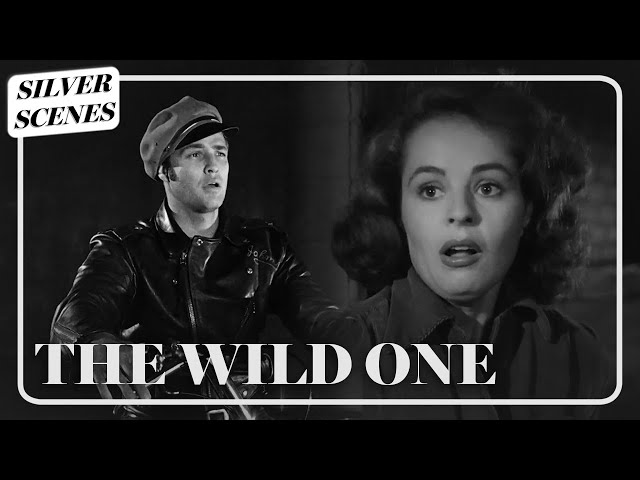 Johnny Rescues Kathie From The Bikers - Marlon Brando | The Wild One | Silver Scenes