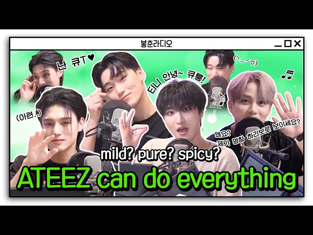 [OFF AIR] Mild😉 Innocent💚 Spicy🌶  ATEEZ✨ Are you T? cuTie? preTty? I GOT7 Young-Jae's Best Friend
