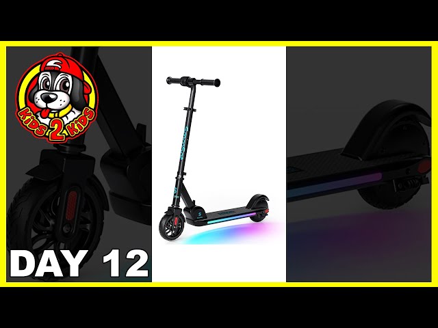 GIVEAWAY - Day 12 🎄12 Days of Christmas -- Kids' ELECTRIC SCOOTER!!! 🛴 (Smoosat) #Shorts