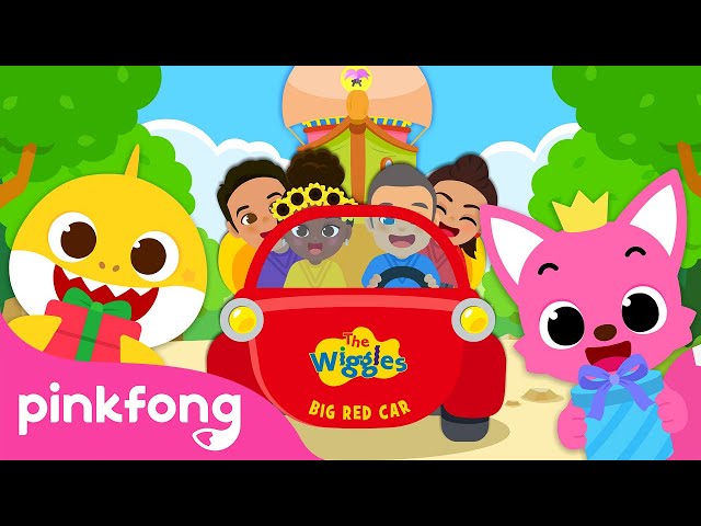 🚘 In the Big Red Car We Like to Ride | Nursery Rhymes for Kids | Pinkfong Official X The Wiggles