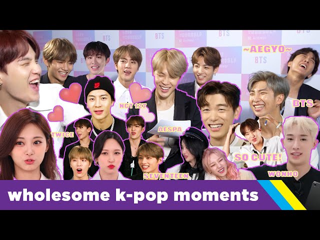 k-pop idols being super wholesome for 9 minutes straight ❤️