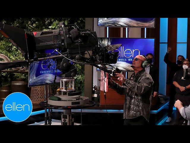 Howie Mandel Swaps Places with Cameraman Tim