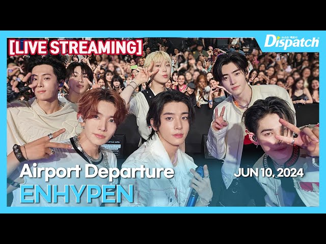 [LIVE] 엔하이픈, "김포국제공항 출국" l ENHYPEN, "GMP INT Airport Departure" [공항]