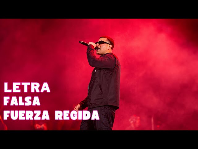 Fuerza Regida  - FALSA Letra Oficial (Official Lyric Video)