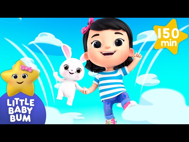 Hop, Step, Bouncy Bunny! | + More⭐ Nursery Rhymes for Babies | LBB