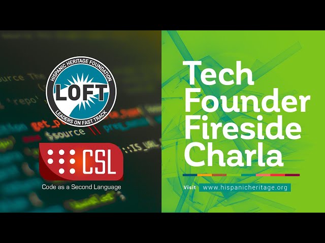 Tech Founder Fireside Charla