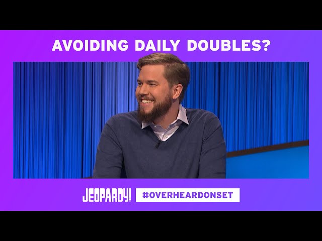 Not a Daily Double in Sight | Overheard on Set | JEOPARDY!