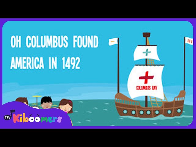 Columbus Day Lyric Video - The Kiboomers Preschool Songs & Nursery Rhymes for Holidays