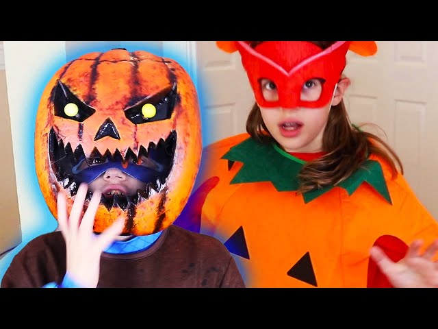 PJ Masks Pretend Play Halloween Pumpkin Transformation 🎃 PJ Masks Official