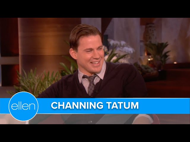 Channing Tatum Gives Ellen a Lap Dance (Season 7)