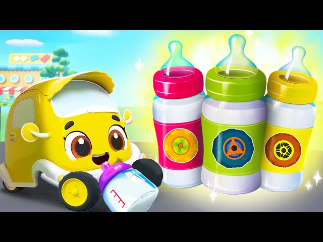 Baby Car Wants Some Milk🍼| Johny Johny Yes Papa👶| Nursery Rhymes & Kids Songs | BabyBus