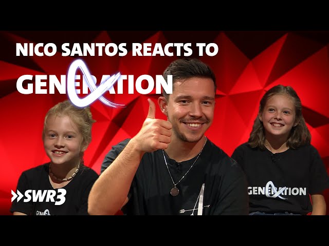 Nico Santos reagiert auf Generation Alpha
