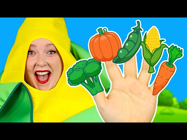 Vegetables Finger Family 🌽🥦🥕 Kids Nursery Rhymes