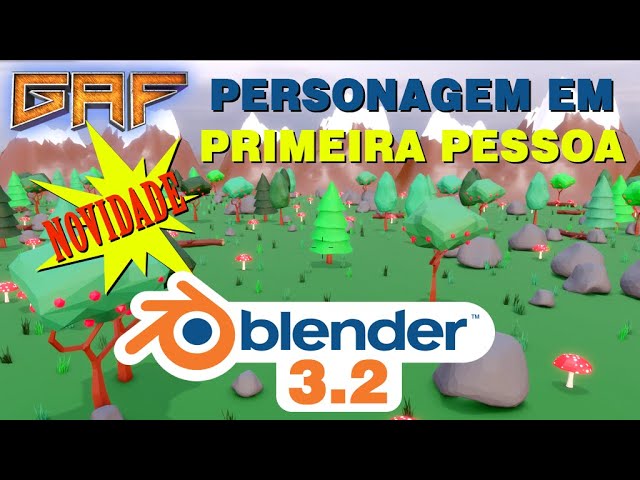 ANÚNCIO - Demo Blender 3.2 - Simulacao em Primeira Pessoa