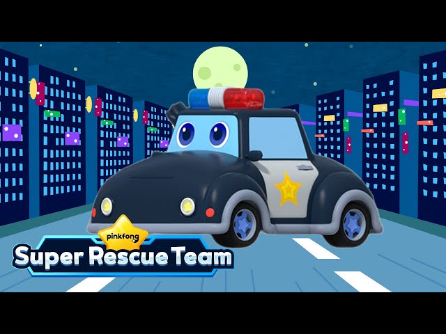 Police Car 🚔 | Meet Roger! Our Brave Police Car | Pinkfong Super Rescue Team - Kids Songs & Cartoons