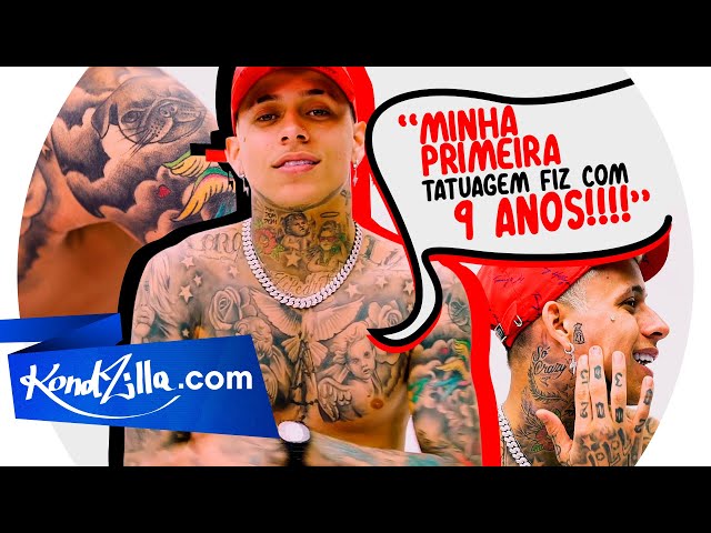 Tatuagem dos MCs com MC Pedrinho - "Nas Costas Foi Onde Doeu Mais" (KondZilla.com)
