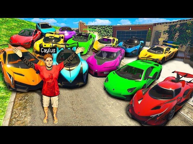 My $1 Billion Dollar MEGA SUPERCAR Garage Tour! (GTA 5 Mods)