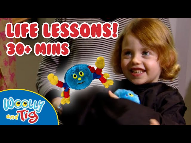 @WoollyandTigOfficial - Life Lessons with Woolly! 💙💭 | 30+ Mins Marathon | TV for Kids | Toy Spider