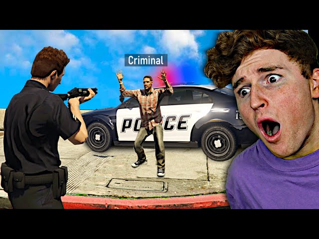 Playing GTA 5 As A POLICE OFFICER.. (GTA 5 MODS)
