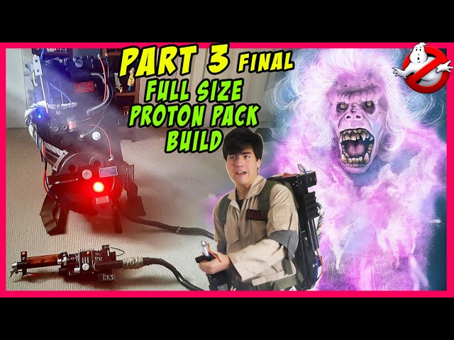 Ghostbusters Protonpack -part 3- 3d printed and fiberglass  Afterlife Halloween 2021 costume idea