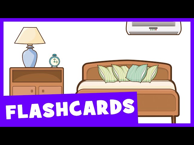 Learn Bedroom Vocabulary | Talking Flashcards